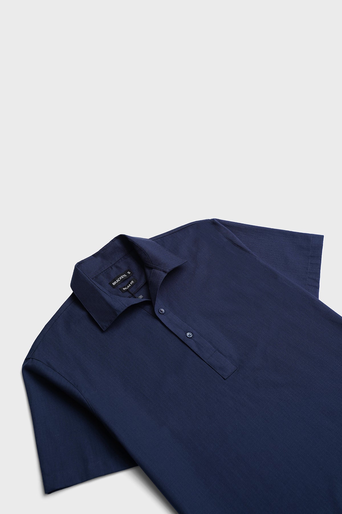 Half sleeve Navy Linen shirt
