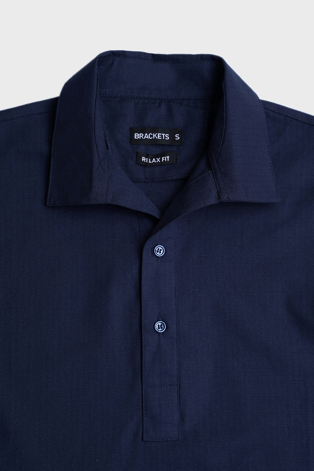 Half sleeve Navy Linen shirt