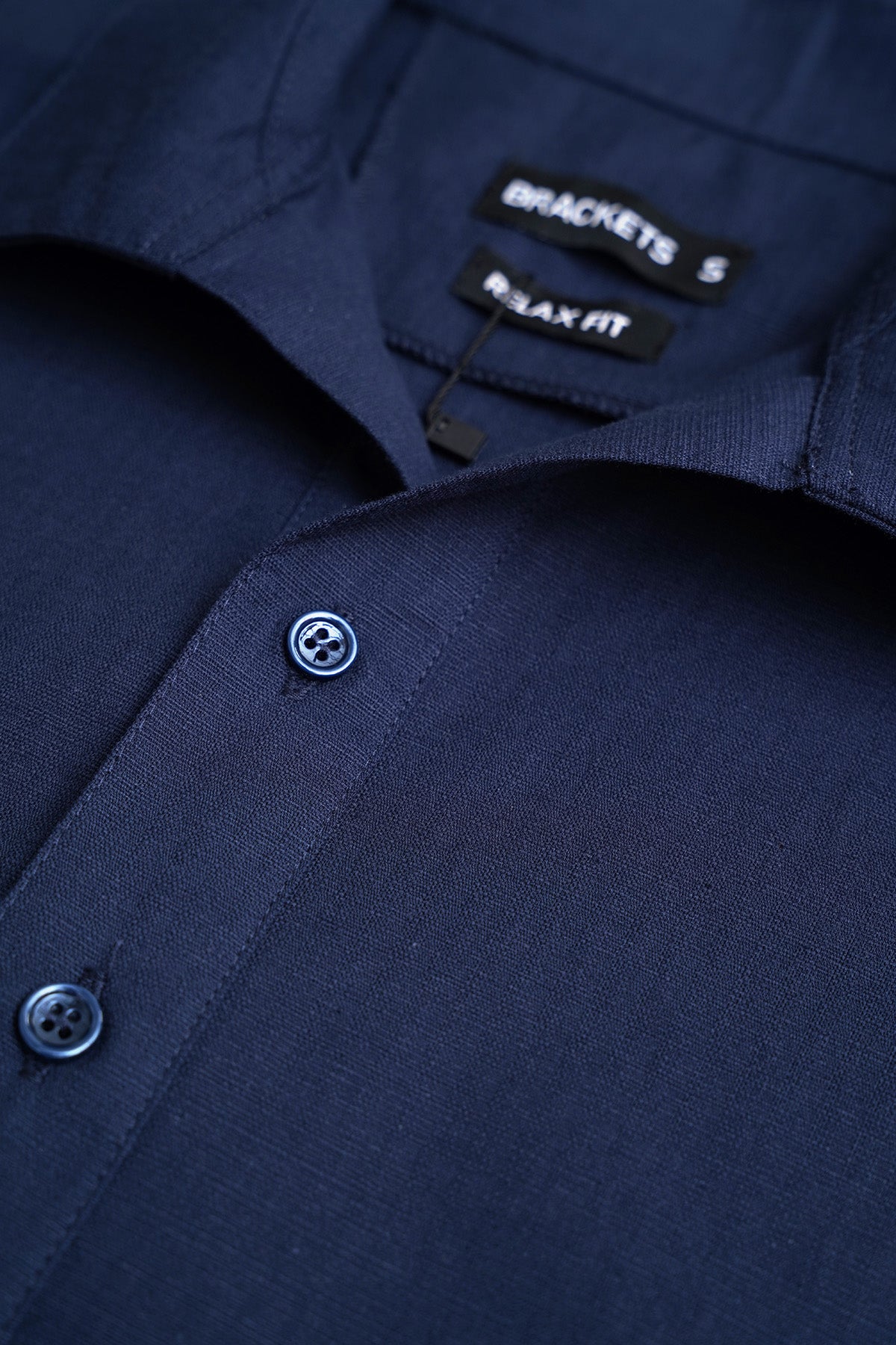 Half sleeve Navy Linen shirt