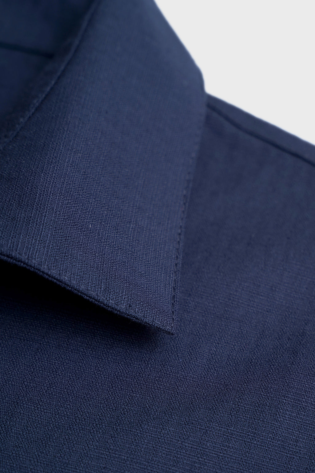 Half sleeve Navy Linen shirt