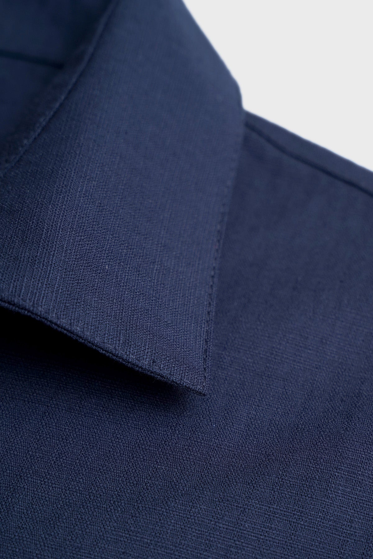 Half sleeve Navy Linen shirt