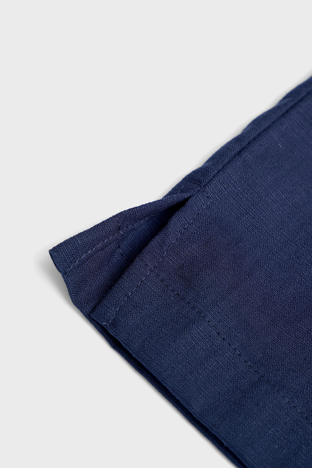 Half sleeve Navy Linen shirt