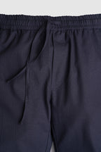 Navy Linen Trouser
