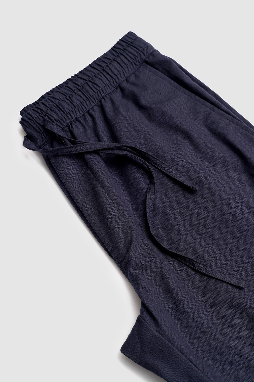 Navy Linen Trouser