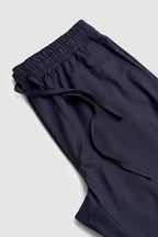 Navy Linen Trouser