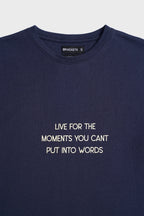 Navy Print T-Shirt