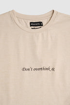 Beige Print T-Shirt