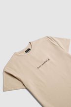 Beige Print T-Shirt