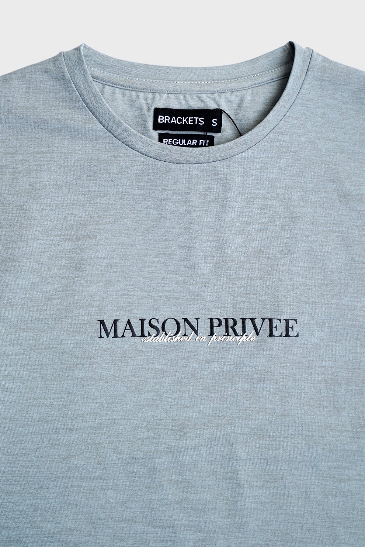 Grey Print T-Shirt
