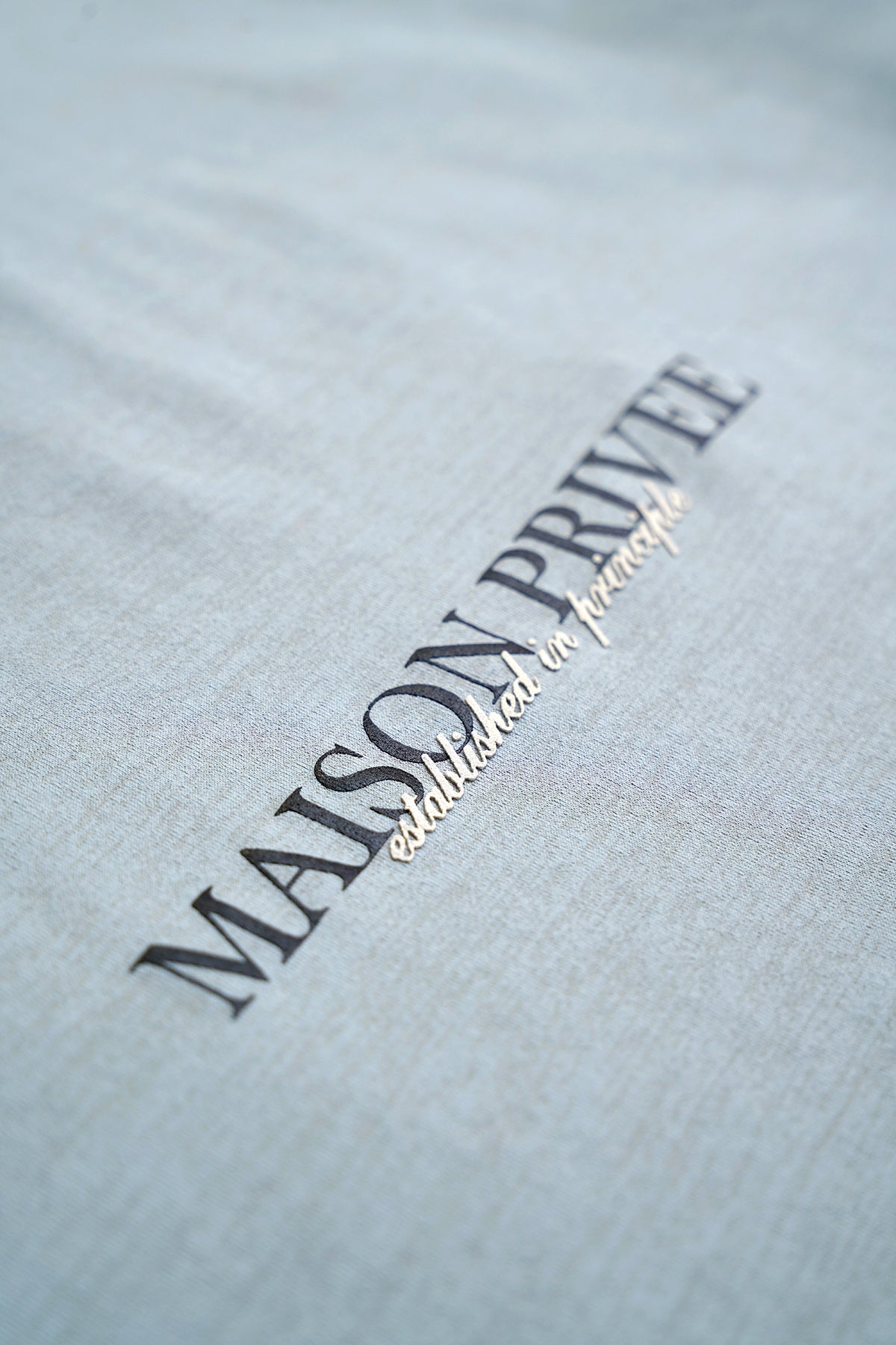Grey Print T-Shirt