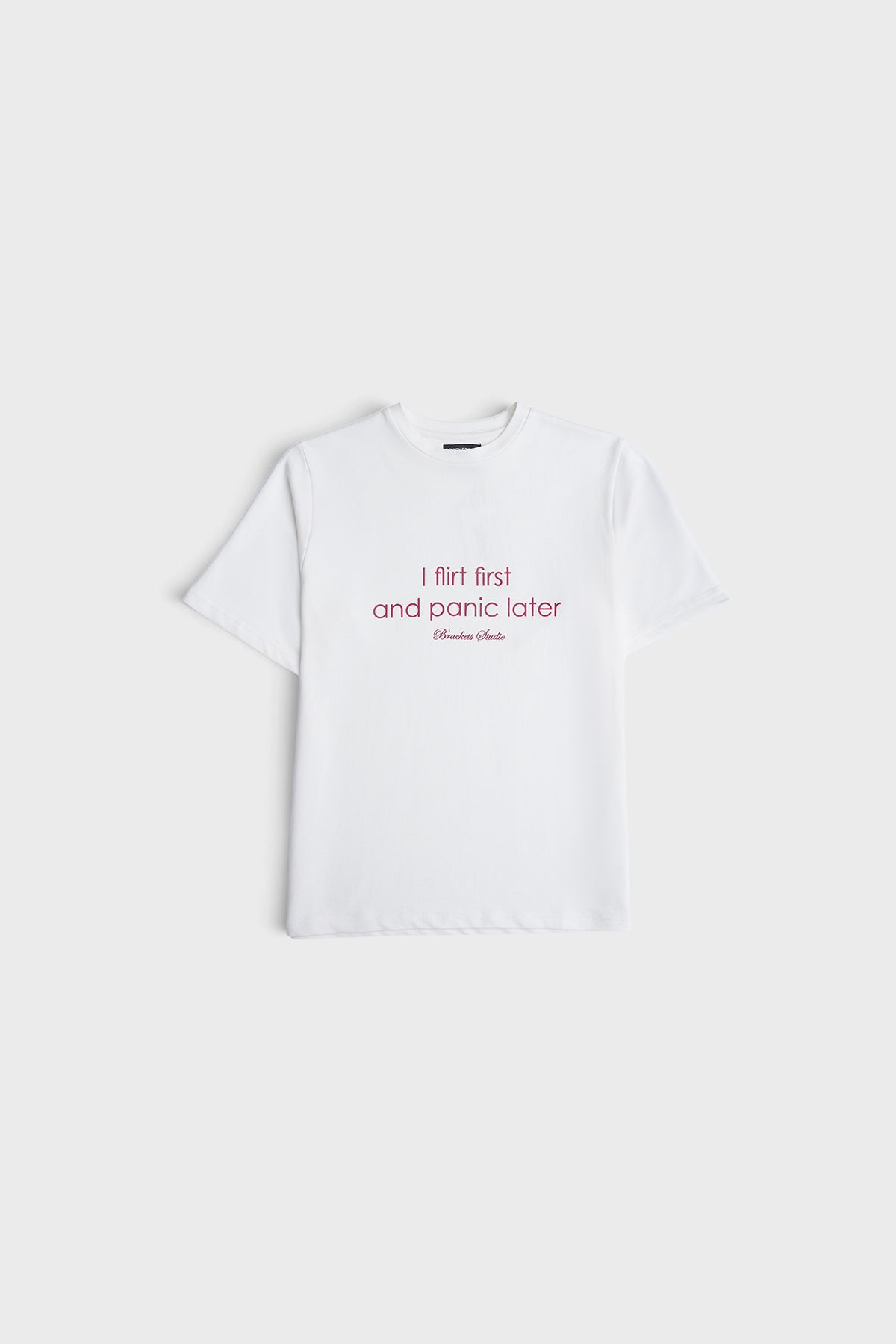 White Print T-Shirt