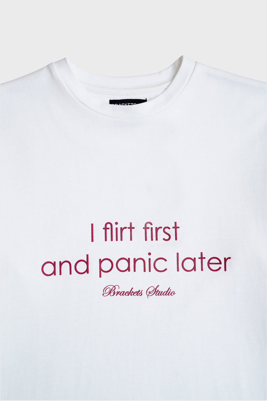 White Print T-Shirt