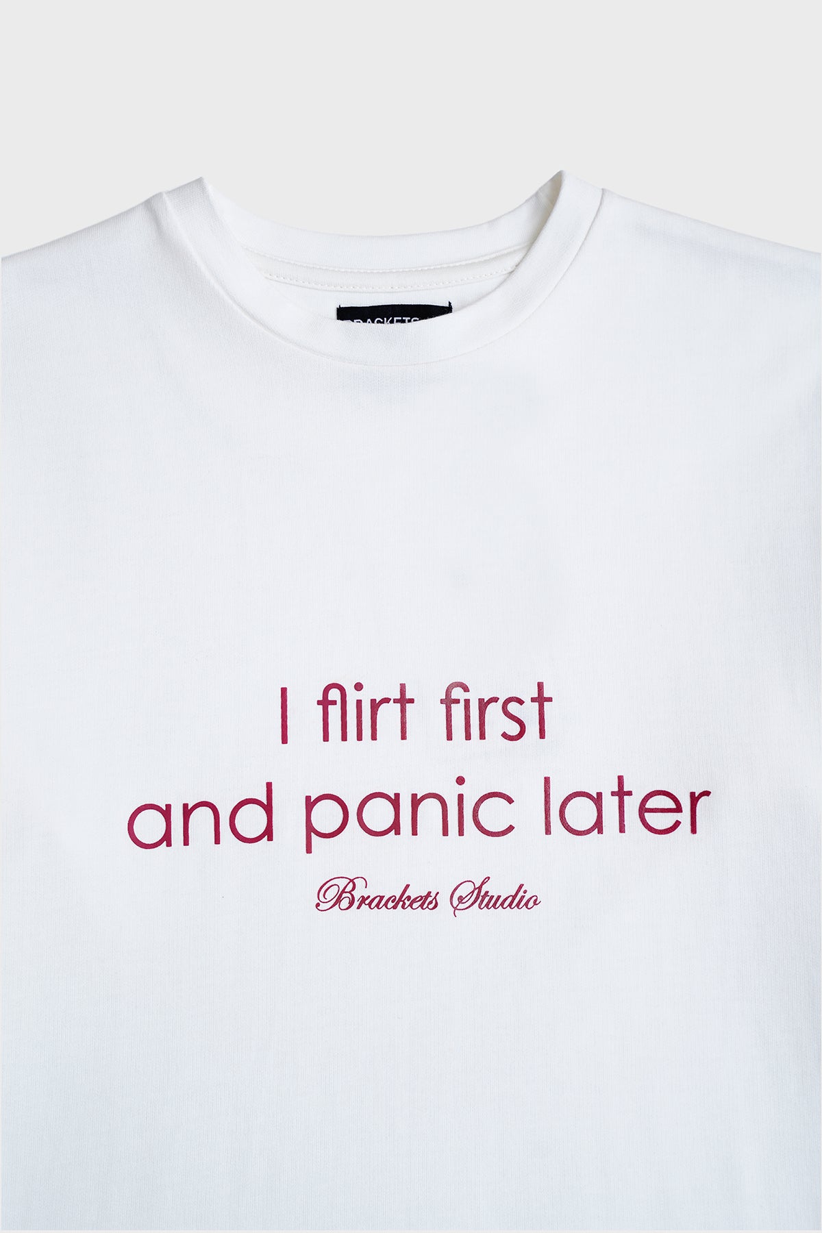 White Print T-Shirt