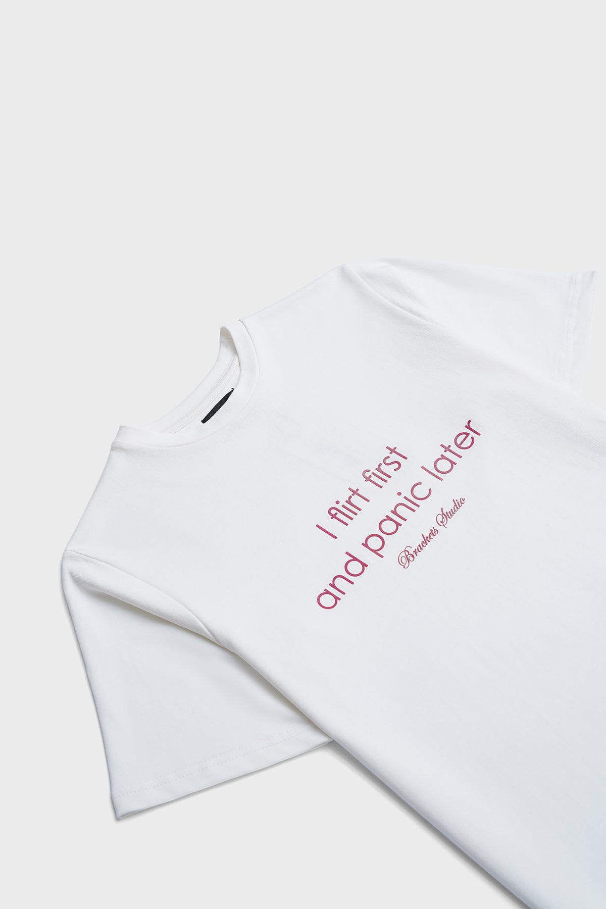 White Print T-Shirt
