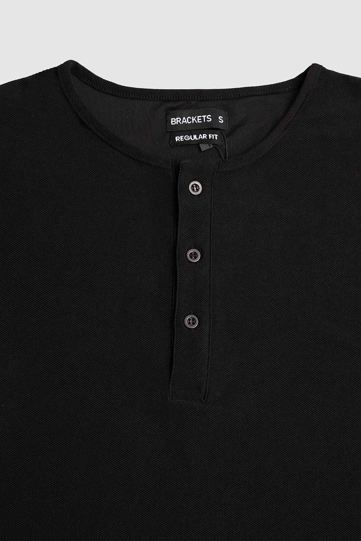 Black Henley T-Shirt
