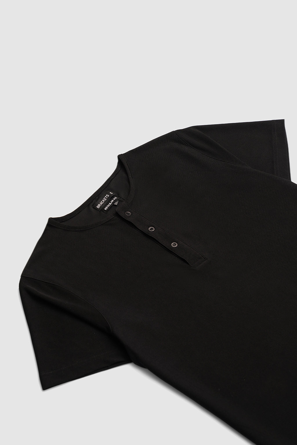 Black Henley T-Shirt