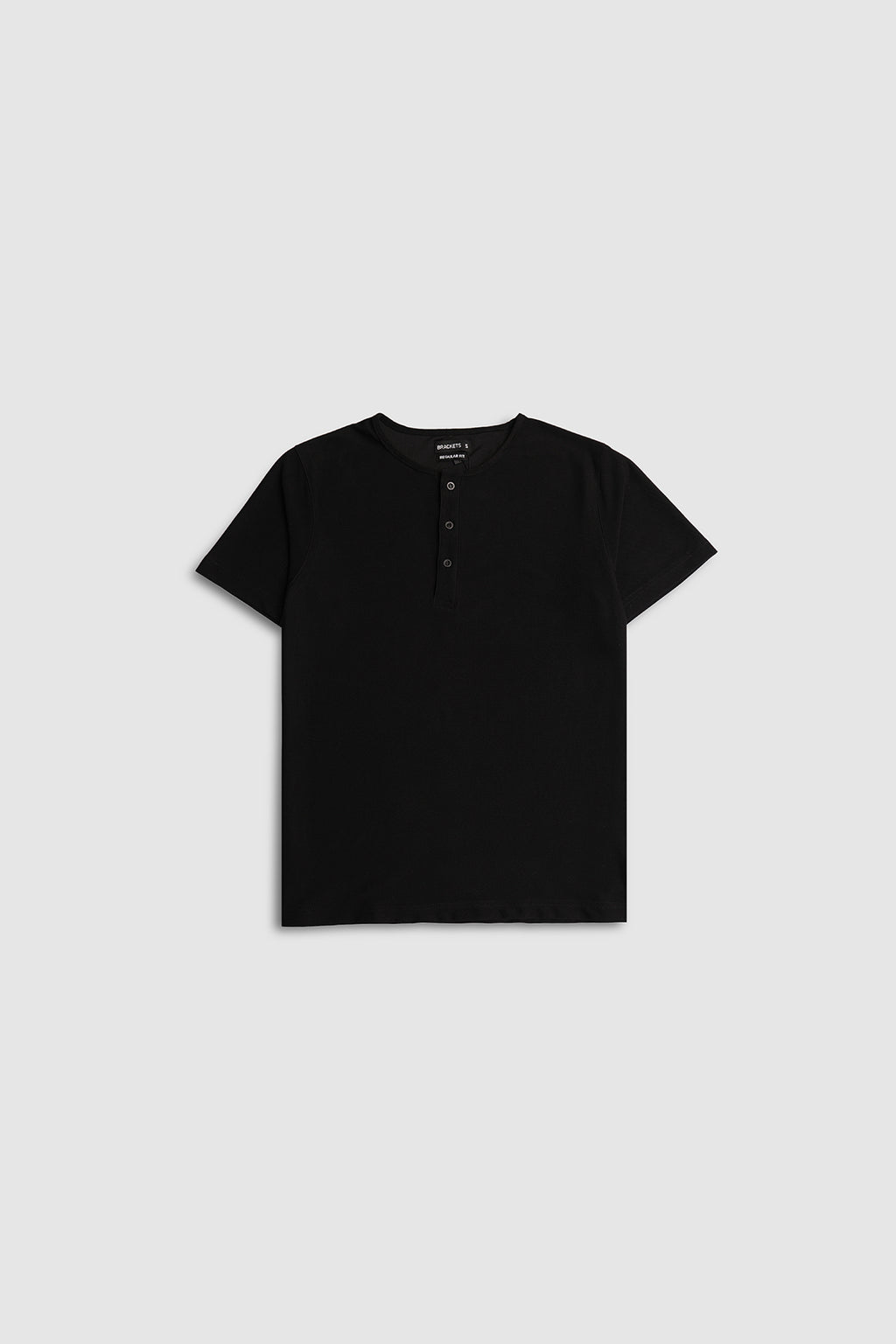 Black Henley T-Shirt