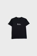 Black Padel Printed T-Shirt