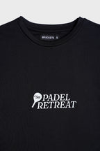 Black Padel Printed T-Shirt