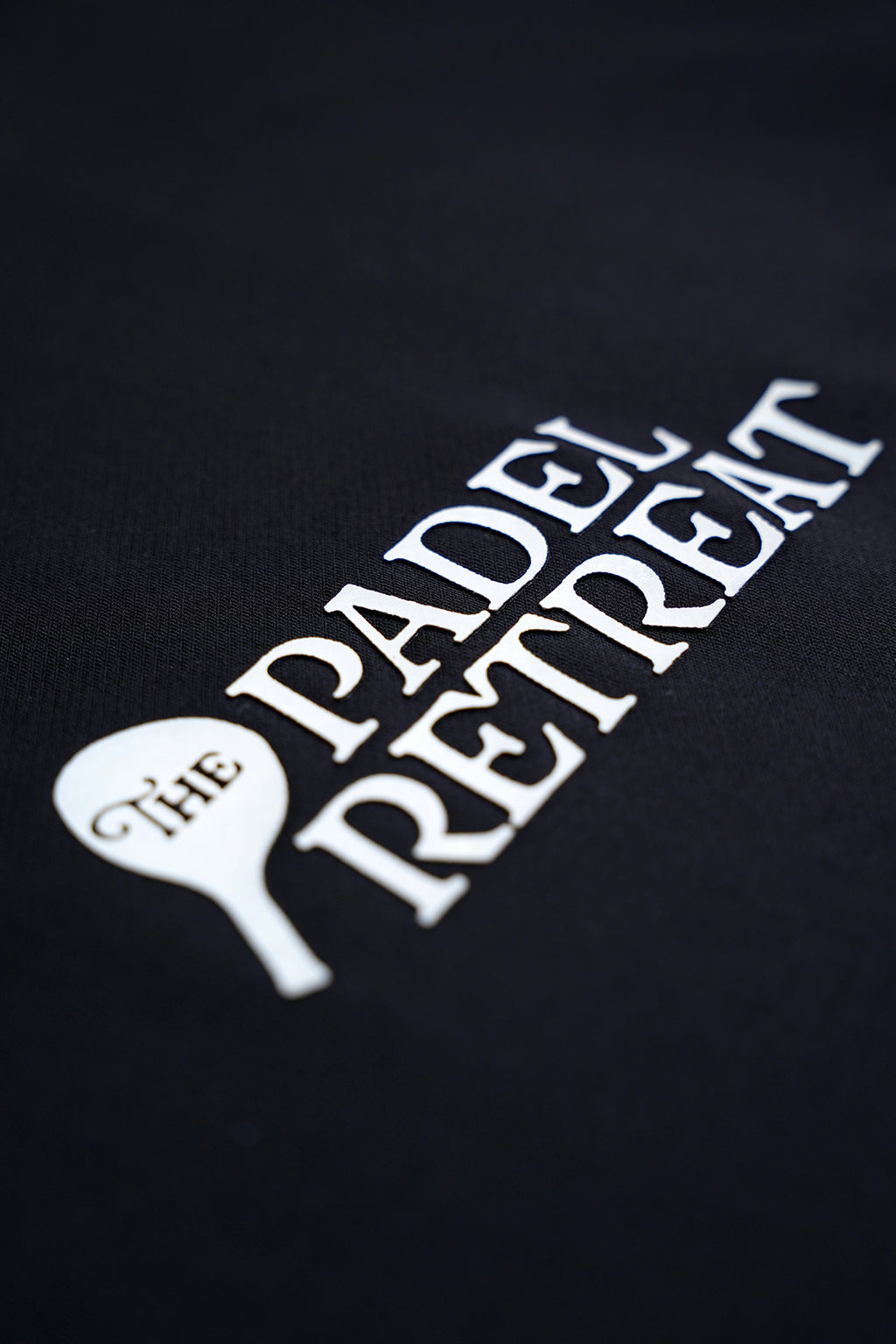 Black Padel Printed T-Shirt