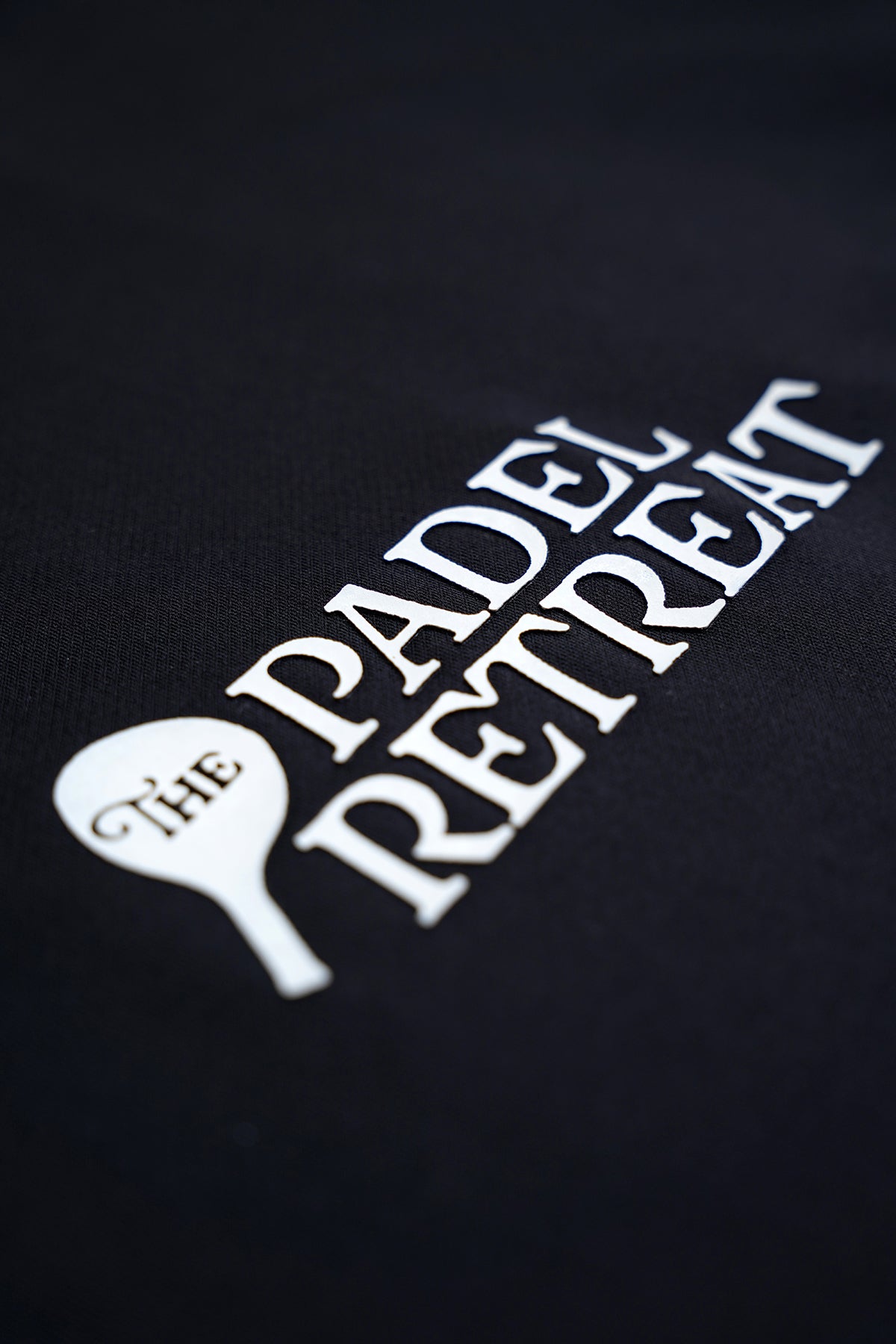 Black Padel Printed T-Shirt