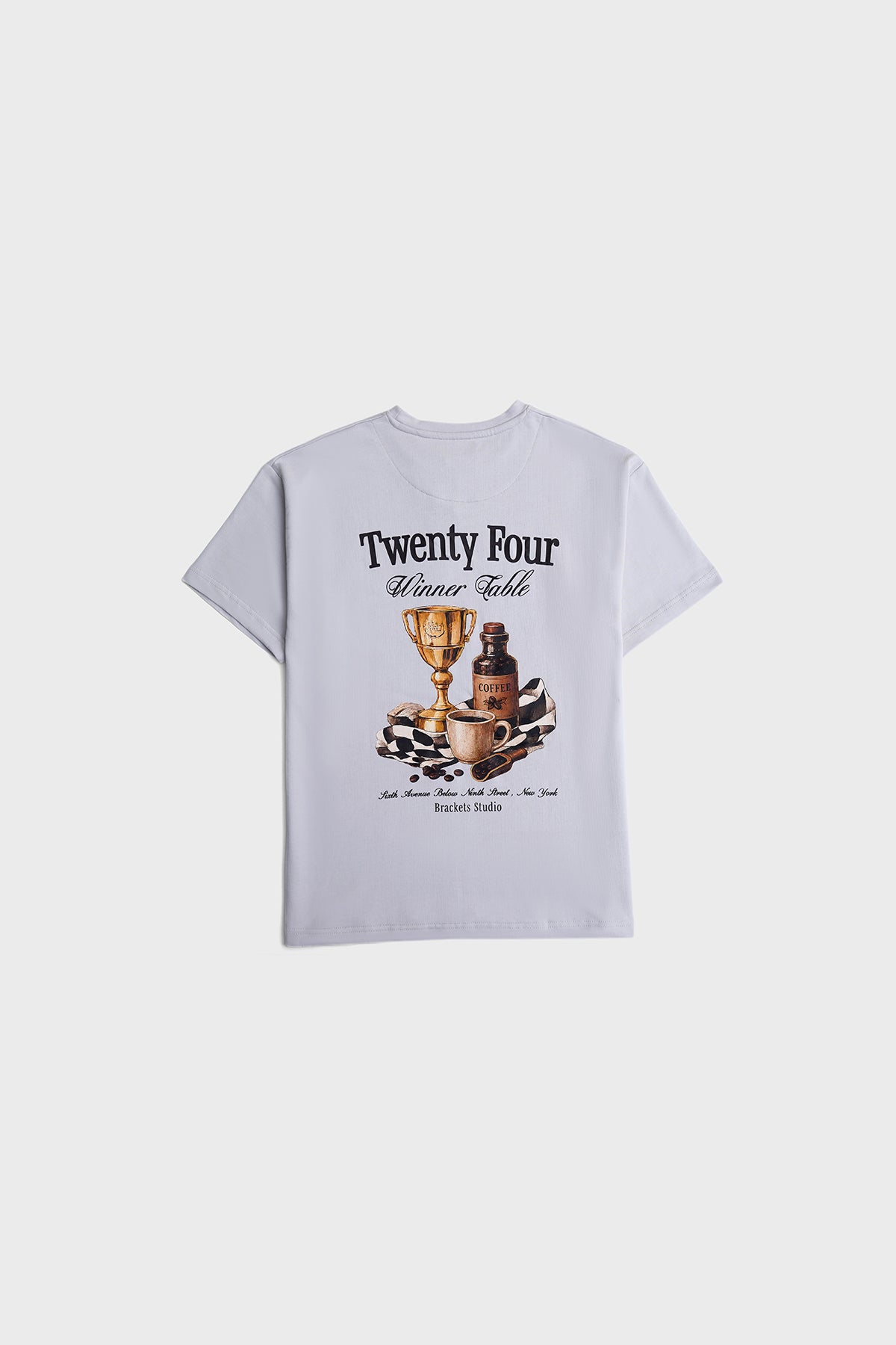 Grey Printed T-Shirt
