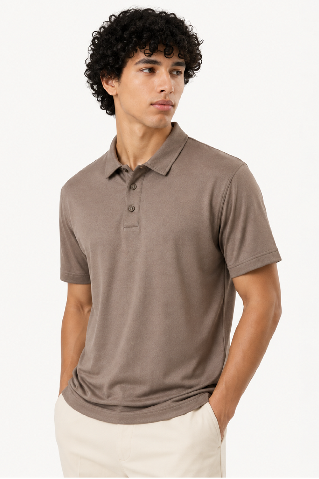 Grey Basic Polo