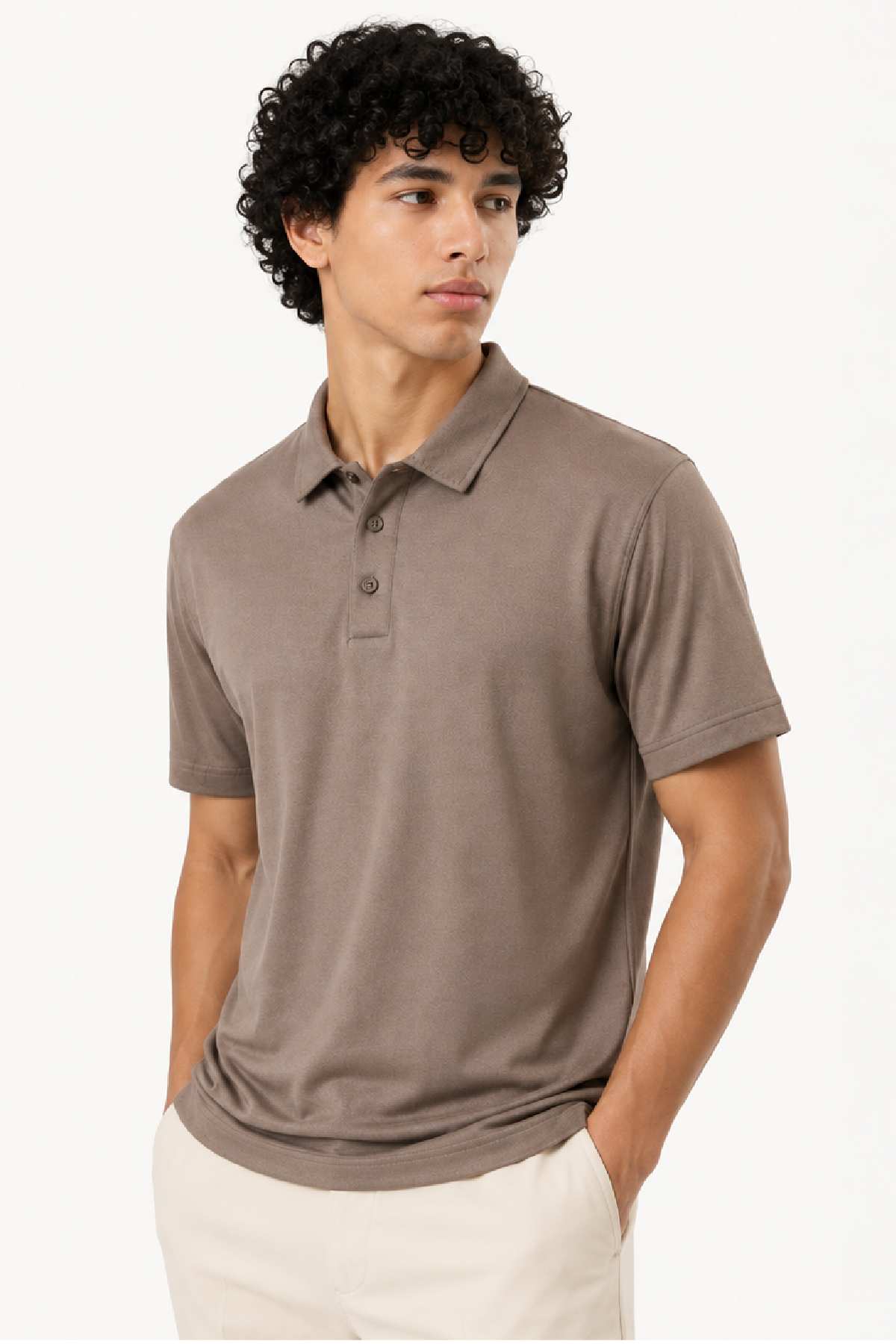 Grey Basic Polo
