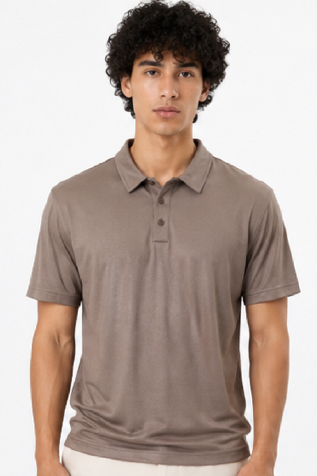 Grey Basic Polo