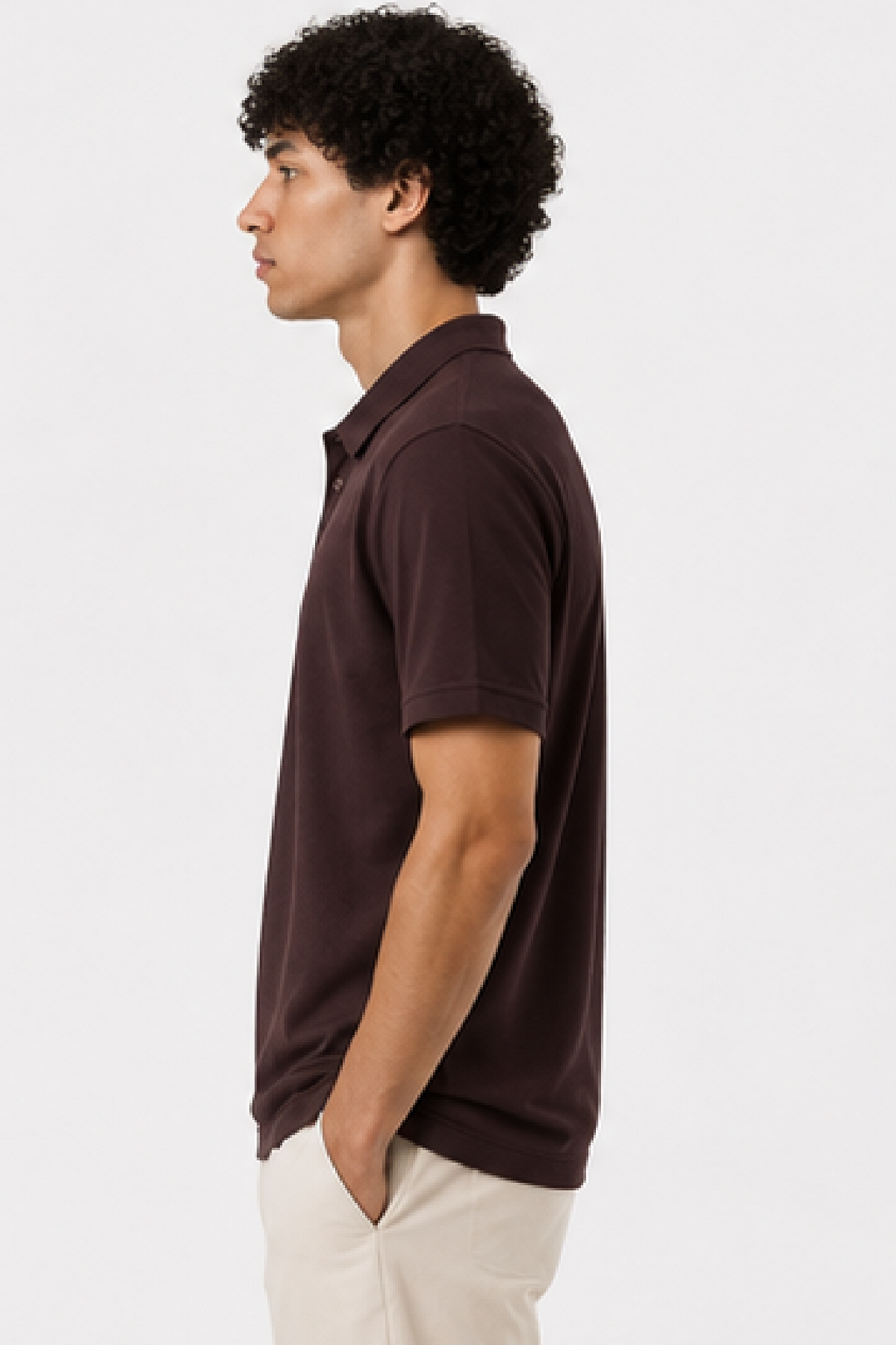 Brown Basic Polo