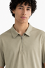Green Zipper Polo