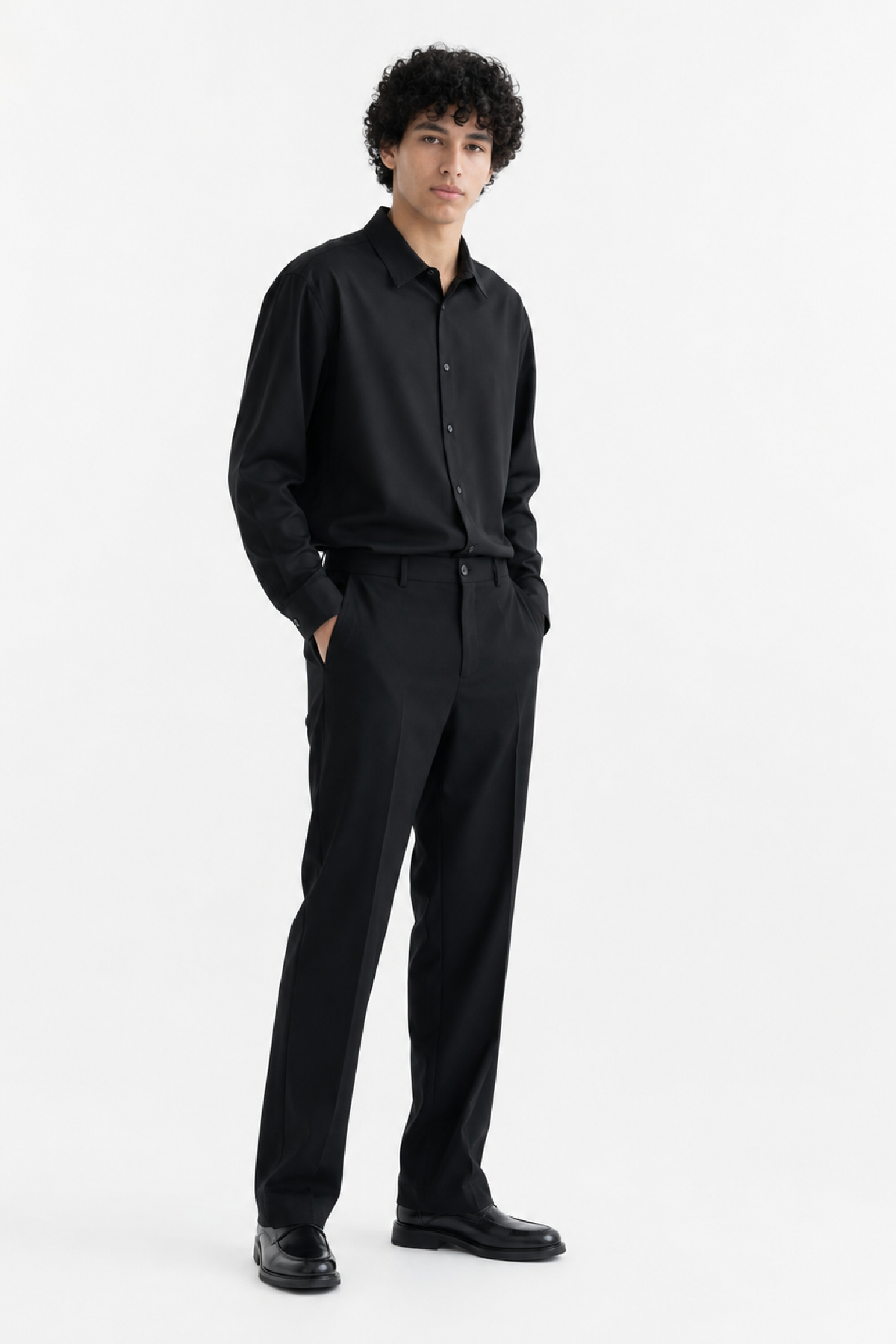 Black Cotton Pant