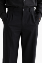 Black Cotton Pant