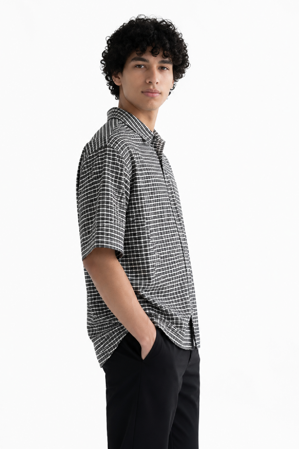 Half Sleeve Stiper Shirt