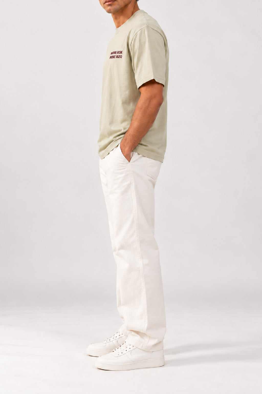 Light Green Printed T-Shirt