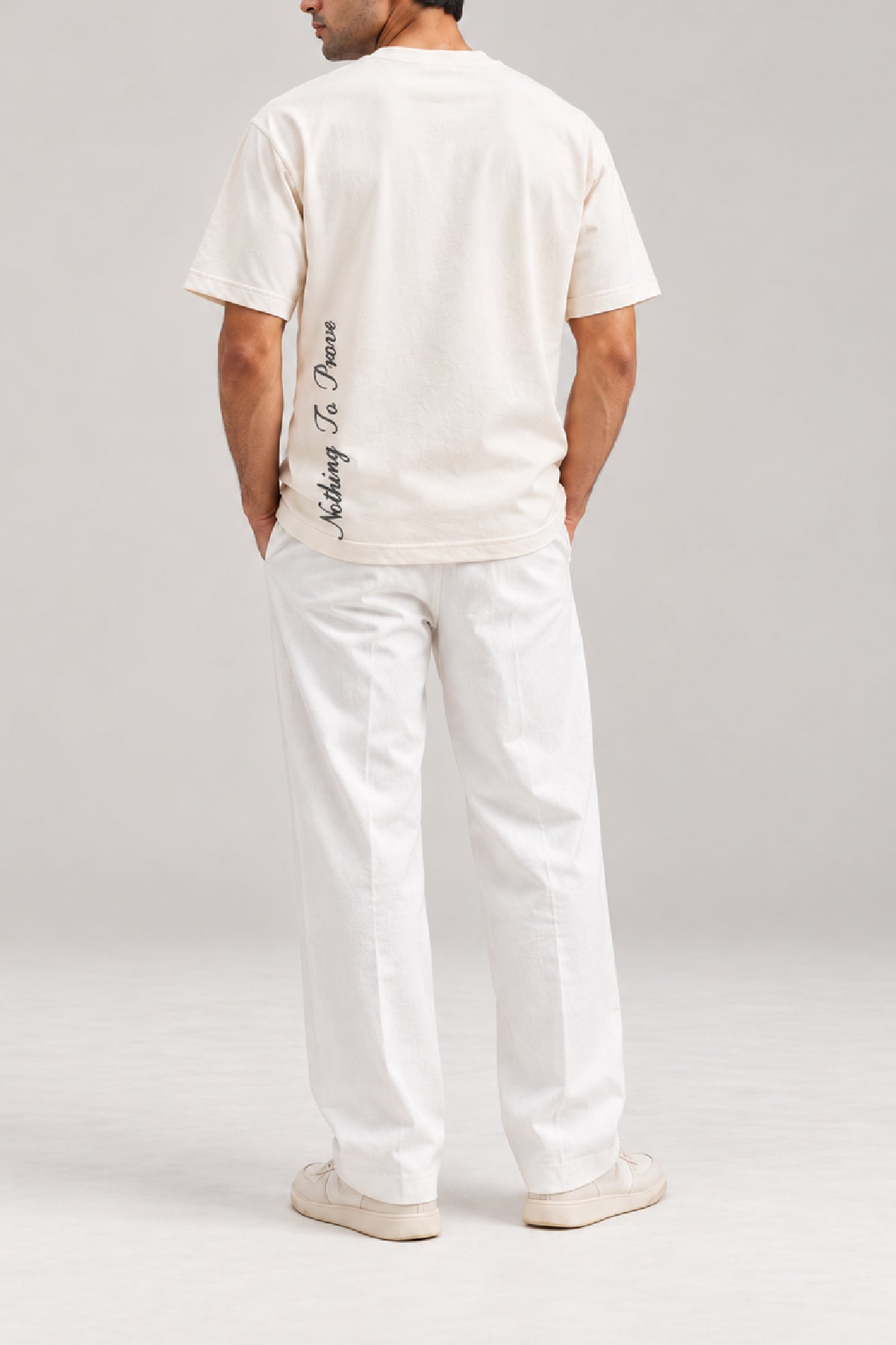 Beige Printed T-Shirt
