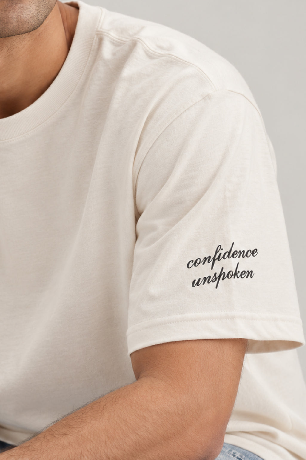 Beige Printed T-Shirt