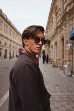 Grey Wool Twill Jacket