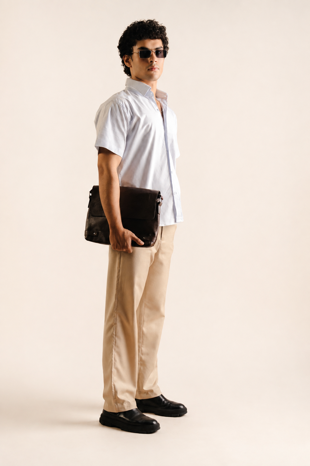 Half Sleeve Shirt - White Main image