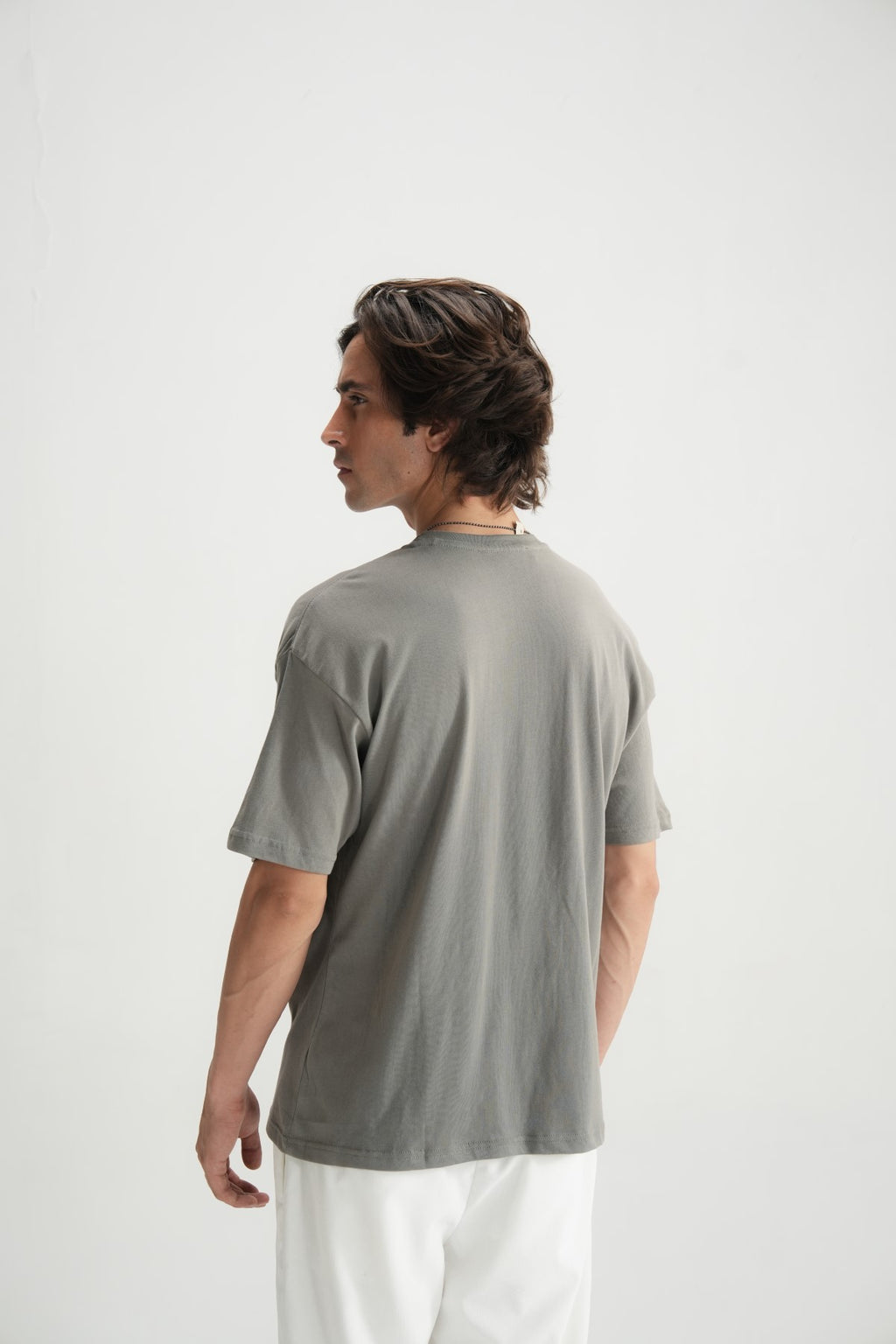 Flint Grey Basic Tee - Brackets