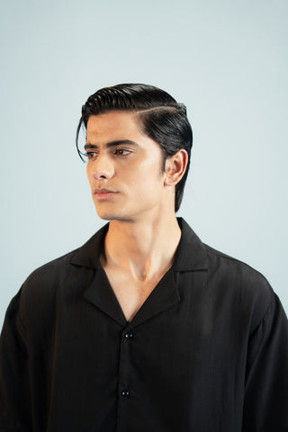 Self Textured Resort Shirt