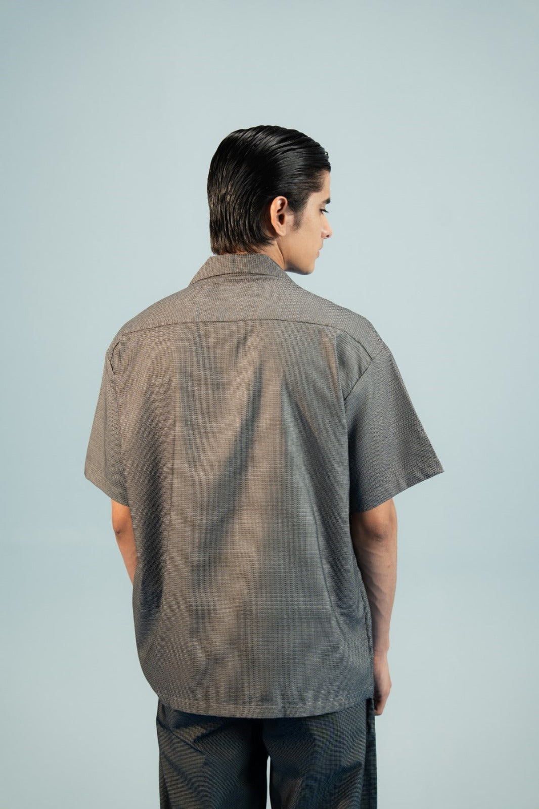 Front Pockets Resort Shirt - Grey