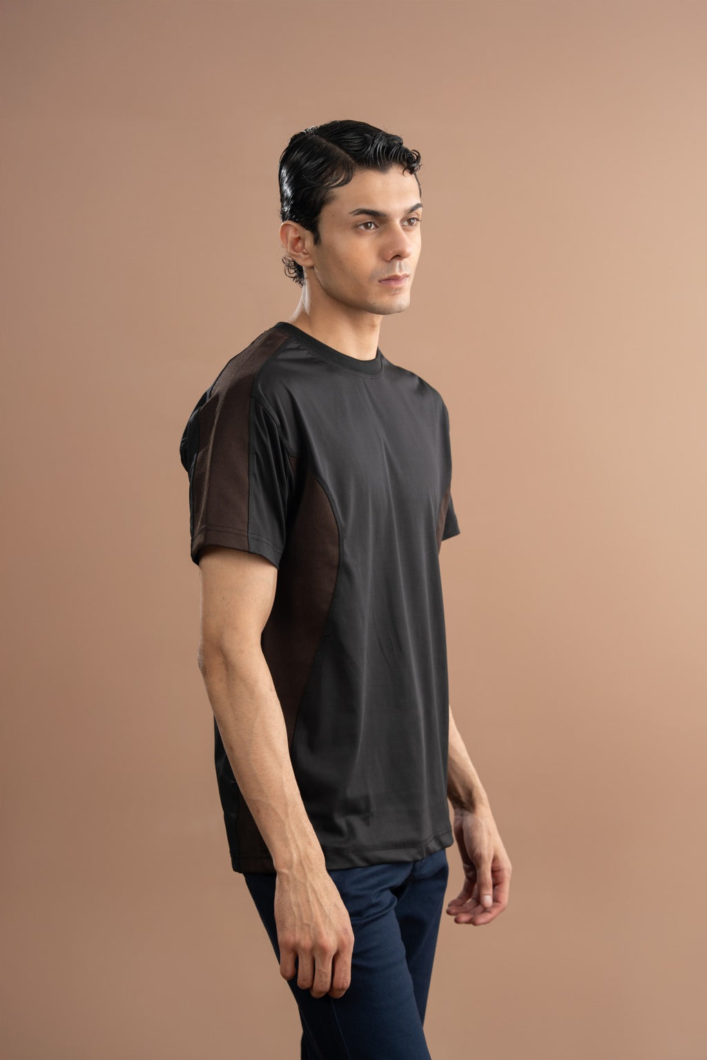 Scuba T-Shirt With Mesh Panels