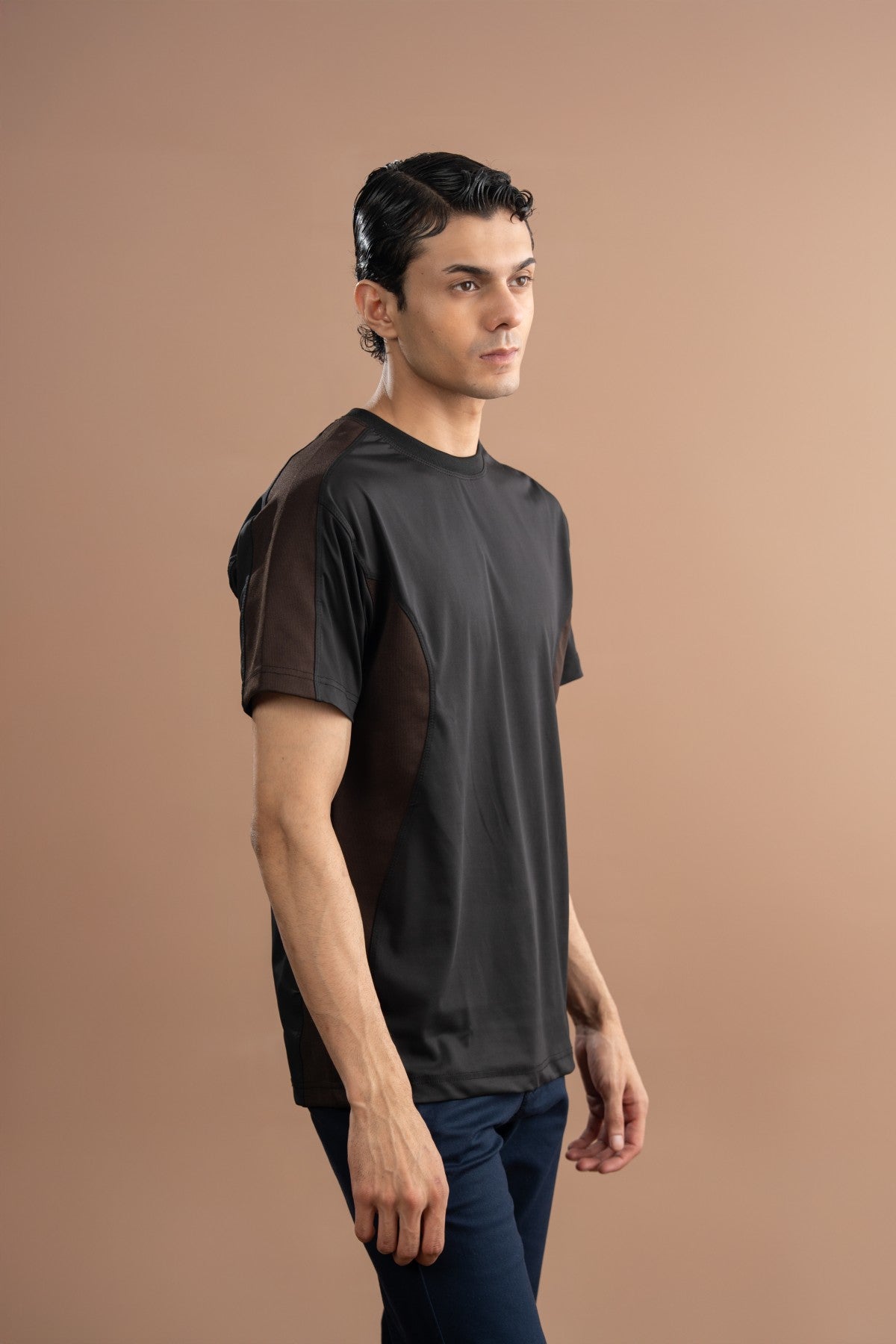 Scuba T-Shirt With Mesh Panels