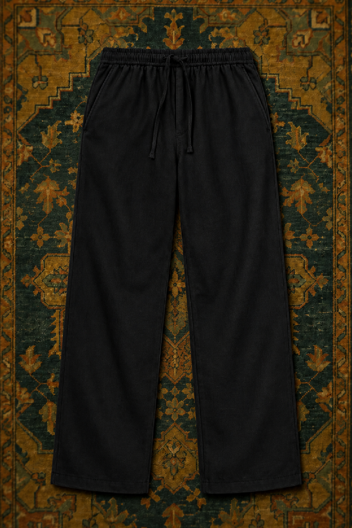 Black Linen Trouser Main image