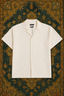 Half sleeve White Linen shirt