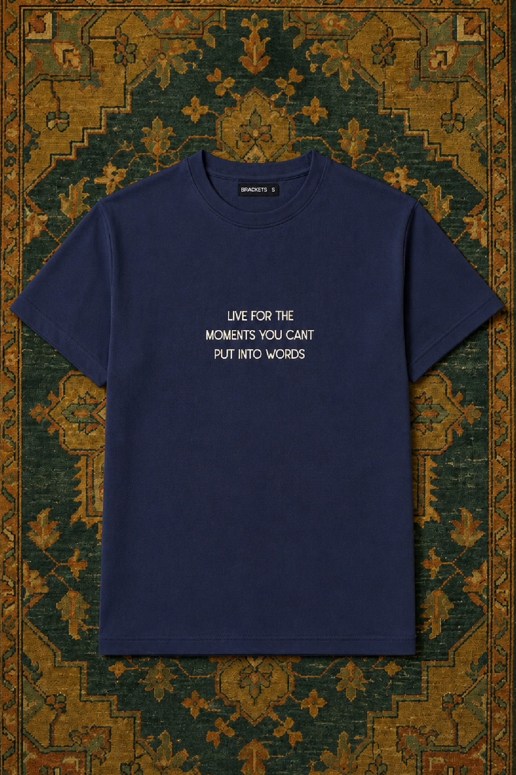 Navy Print T-Shirt