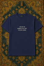 Navy Print T-Shirt