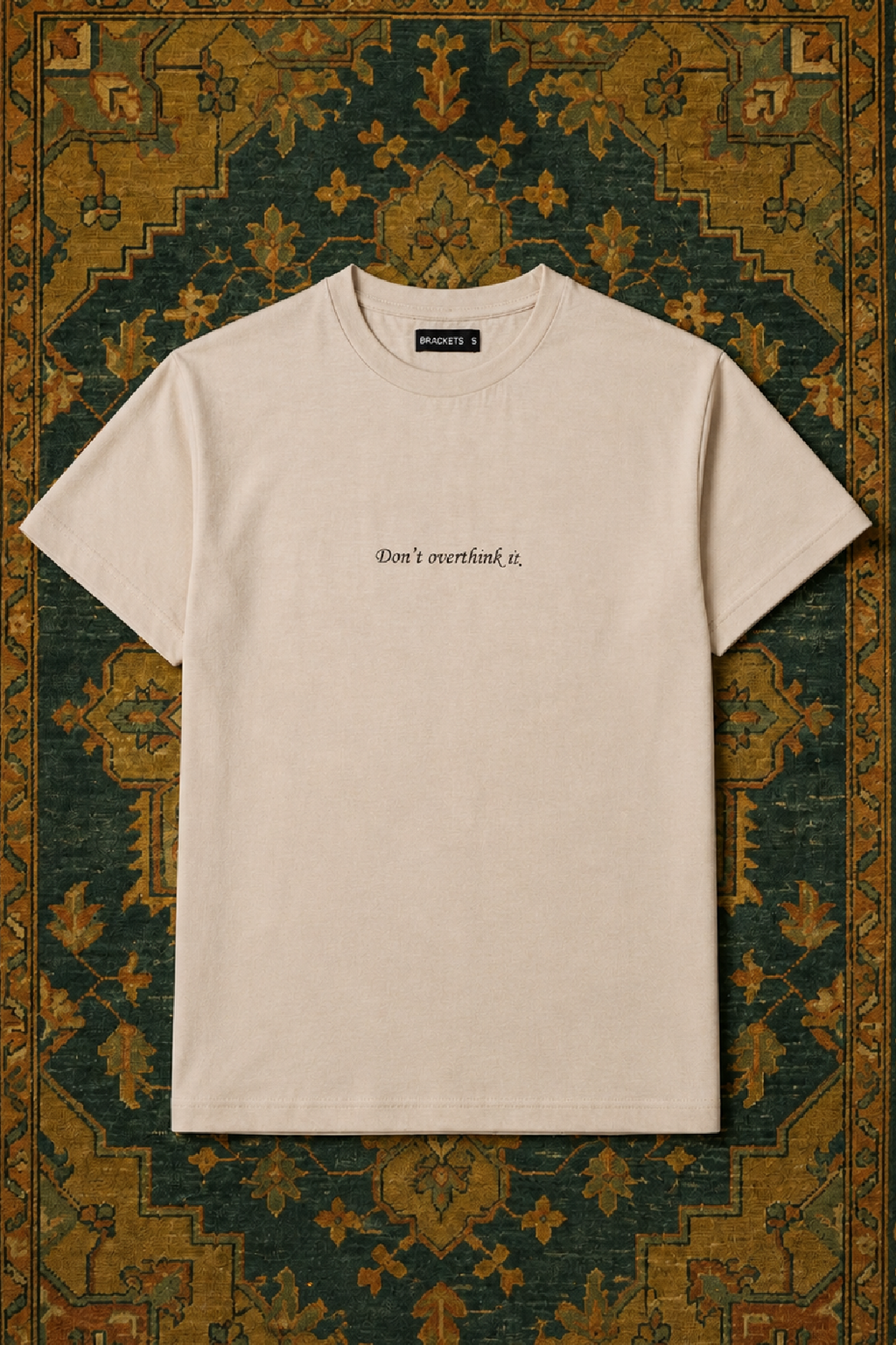 Beige Print T-Shirt