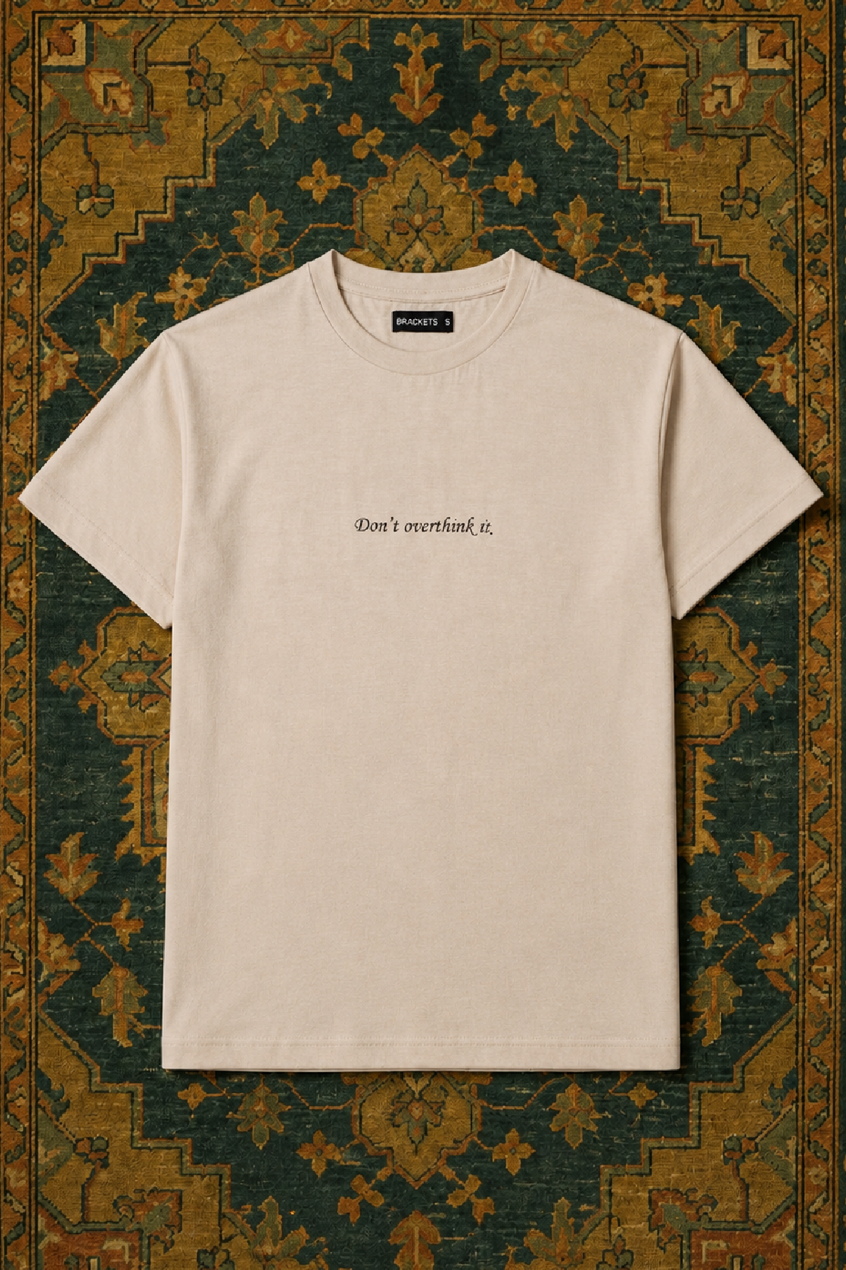 Beige Print T-Shirt